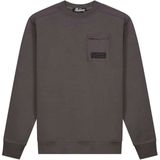 Malelions - Nylon Pocket Sweater - Mulch Brown - 4XL