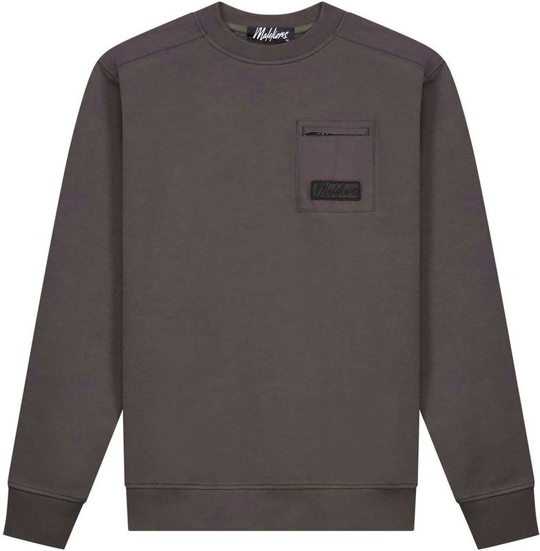 Malelions - Nylon Pocket Sweater - Mulch Brown - 4XL
