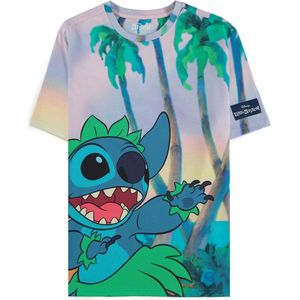 Lilo & Stitch - Tropical - Heren T-shirt - Meerkleurig