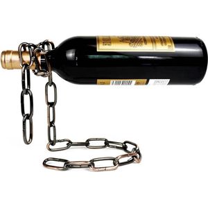 Wijnhouder - Ketting - Wijn - Wijnkast - Houder - Wijnsteun - Steun - Premium decoratie - Wijnrek - Koper