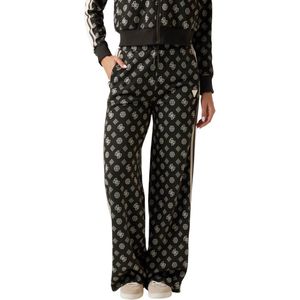 Guess - PEONY TAPED STRAIGHT LONG PANT - Trainingsbroek - Zwart