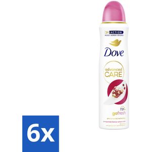 Dove Deodorant Spray - Granaatappel & Citroenverbena - 150 ml - Voordeelverpakking - 6 stuks
