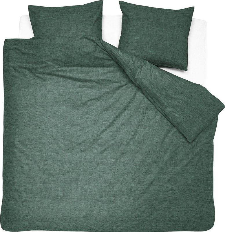 Cinderella - Lyn - Dekbedovertrek - Groen - Tweepersoons - 200x200/220 cm met 2 kussenslopen 60x70