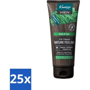 Kneipp - Douchegel - Men - Nature Feeling - 2-in-1 - 200 ml - Bulkverpakking - 25 stuks