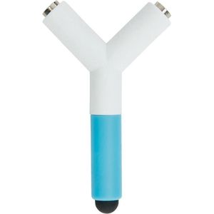 Xd Collection Audiosplitter 3.5 Mm Jack Abs Blauw/wit