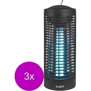 Eurom Fly Away Vliegenlamp Oval - Insectenbestrijding - 3 x Zwart Electrisch