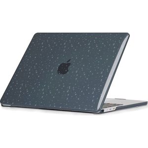 Mobigear Laptophoes geschikt voor Apple MacBook Air 13 Inch (2022-2024) Hoes Hardshell Laptopcover MacBook Case | Mobigear Glossy - Zwart - Model A2681
