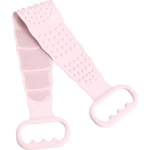 rubberen rug scrubber - lichaam scrubbed - handdoek - douche - bad - Roze