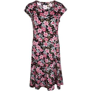 Ze Ze Dames Jurk Biggi Flowers Pink maat M