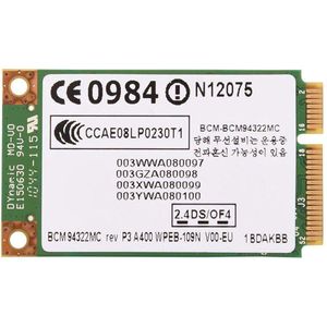 2.4G + 5G Dual Band PCI E WLAN Card, Wireless Network Card, Mini WIFI Card for HP//DELL/Asus/HEDY etc. Compatible with a transfer rate of 300Mbp/board of