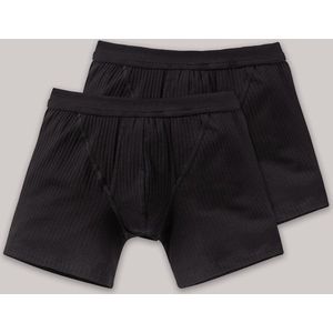 SCHIESSER Authentic shorts (2-pack) - met gulp - zwart - Maat: XL