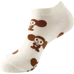 Enkelsokken Beertjes - Maat 38 t/m 45 - Geschikt voor wasmachine - Schattig en handig - Sneakersokken - Damesdingetjes