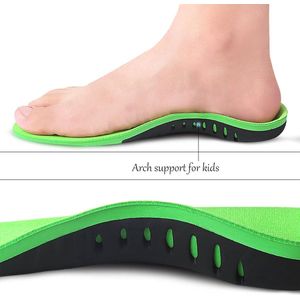 Orthopedische Inlegzolen voor Kinderen - Kinderen - Arch Support - Plantaire Fasciitis - Platvoeten - Hiel Pijnverlichting