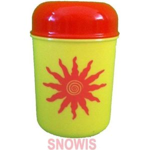 Wattenstaafpot zon geel/oranje