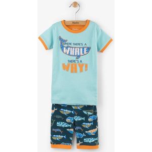 Hatley 2-delige korte pyjama Whale pod - 104