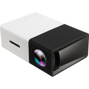 YG-300 Mini Beamer - 320 x 240 - USB - HDMI - Wit - Zwart - 50 lumen