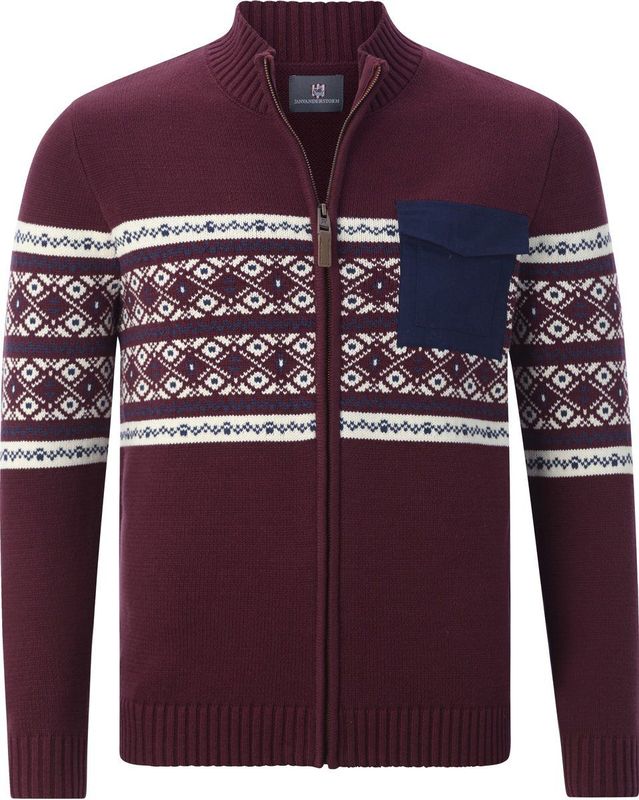 Jan Vanderstorm - BJORNSEN - Vest - Donkerrood