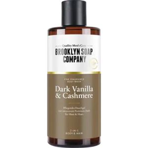 Brooklyn Soap Company - Body Wash Dark Vanilla & Cashmere | 1x 300ml - Een moderne interpretatie van mannelijke sensualiteit
