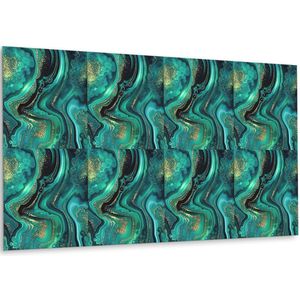 Tulup PVC Wandpaneel - Steentextuur Vinyl Wandpaneel - 100 cm x 50 cm - Groente Wandpaneel PVC - 1 stuk - Wandpaneel PVC - Marmer Wandpaneel - Wandpaneel Zelfklevend - Plaktegels Keuken en Badkamer