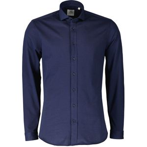 Hensen Overhemd - Extra Lang - Blauw - L