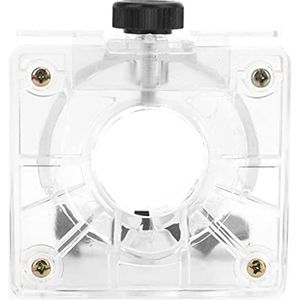 Woodworking Trimmer Base, Trimmer Hard Base, Trimmer Router Power Tools Transparent Excellent Accessories for Trimmer (Thicker)
