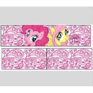 My Little Pony elastische haarband, roze/wit / baby / kind, 2 stuks