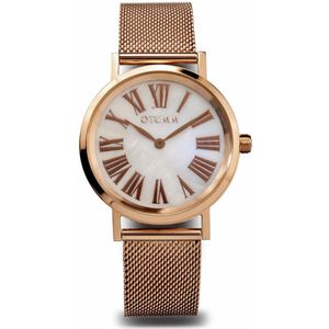 OTUMM Mesh Lady Rose Gold Calendar rOMAN