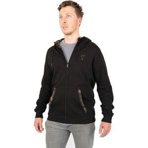 Fox LW Black / Camo Print Zip Hoody XX-Large