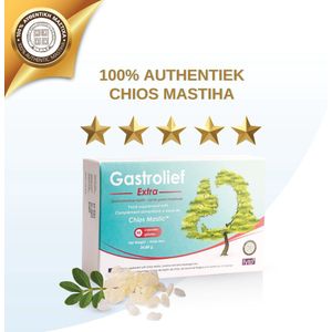 Gastrolief Extra – Comfort bij Gevoelige Maag & Spijsvertering | Chios Mastiha (335 mg), DGL Zoethout, Asperge | Vegan Clean Label – 30 Tabletten