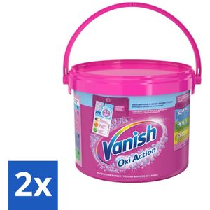 Vanish Oxi Action - Vlekkenverwijderaar - Gekleurde Was - 2.7 Kg - Voordeelverpakking - 2 stuks