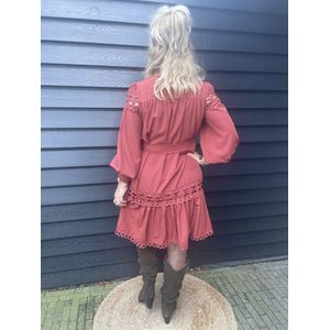 Hill Fashion - Jurk - Lóren - Terra - Maat M/L