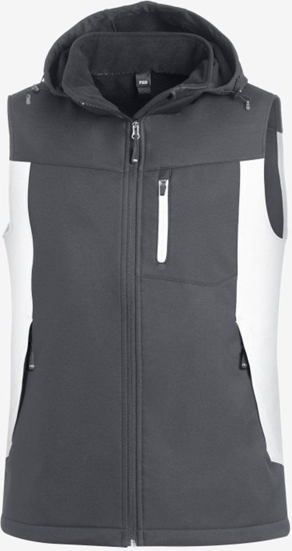 FHB - Justus - Softshell Vest - Zwart