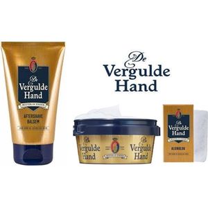 De Vergulde Hand - SET - Scheerkuip / Aftershave Balsem / Aluin