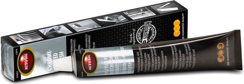 Autosol polijstpasta voor verchroomd kunststof - 75 ml