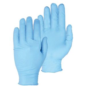 10x 100 stuks - Werkhandschoenen PSP 50-220 Allround Single Use Nitrile - poedervrij - blauw (per 10 dispenserboxen van 100 stuks) - maat 10 / XL