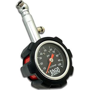 Bandenspanningsmeter Tot 100 PSI - Nauwkeurige Luchtmeter voor Auto's, Vrachtwagens en Motorfietsen