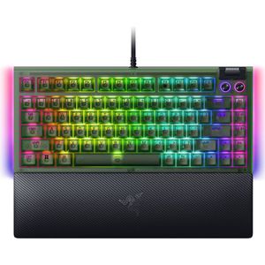 Razer - BlackWidow V4 75% - Mechanisch Gaming Toetsenbord - Phantom Green Edition - RGB - Qwerty