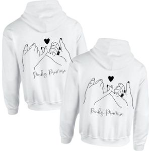 Koppel goals hoodie voor hem en haar-Valentijn cadeau-Pinky Promise-Maat XL