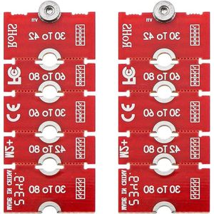 Green Glow - M.2 SSD Adapterbeugel voor Uitbreiding van Opslagcapaciteit - Support voor 2230, 2242, 2260, 2280 - Set van 2 Stuks