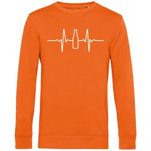 7431 - Sweater - Heartbeat-Pure Orange-XS
