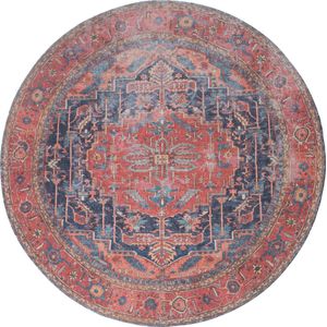 Vloerkleed Heris Red 01 Rond ø120 cm