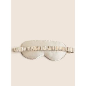 100% Mulberry Silk Sleep Mask, Eye Mask Blindfold with Double Layer Silk Filling, Elastic Strap for Full Night's Sleep, Travel and Nap, Soft Eye Cover Eyeshade