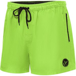 Ladeheid LA-LA40-199-SWS Heren Zwembroek - Zwemshorts - met zijzakken en achterzak - sneldrogend - met binnenslip van mesh - Koordsluiting - Polyester - Lichtgroen - S