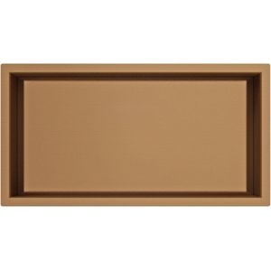 Fortifura Galeria Inbouwnis - 30x60x7cm - Geborsteld Geborsteld koper PVD (Koper)