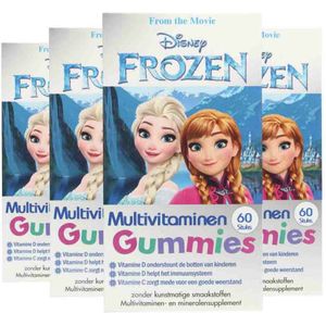 4x Disney Multivitamines Frozen 60 gummies