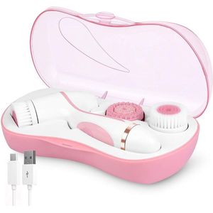 ‌JeiibrZui Gezichtscrub - Gezichtsreinigingsborstel - Diepe Reiniging Acnelittekens Verwijderen - 1 Stuk - Voor Gemengde Vet Huid