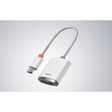 Baseus Lite Series HDMI naar VGA adapter zonder audio (wit)