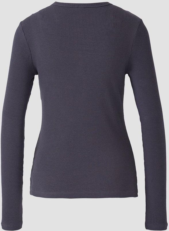 Longsleeve - Zacht - Ribstructuur - Smal Model - Ronde Hals