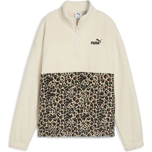 Puma - Ess Graphic Animal - Sweatshirt - Halve Rits - Relaxed Fit