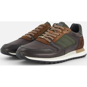 Ambitious Grizz Khaki Sneakers groen Leer - Maat 41